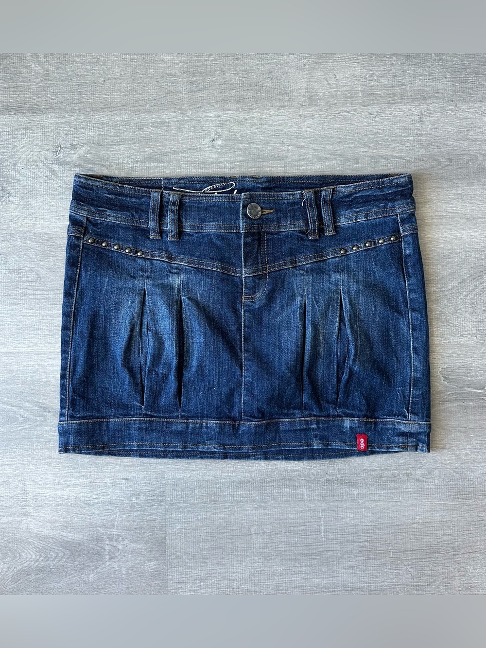 Y2K edc by Esprit blue denim low rise mini skirt